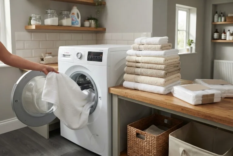 How to wash new towels before using them