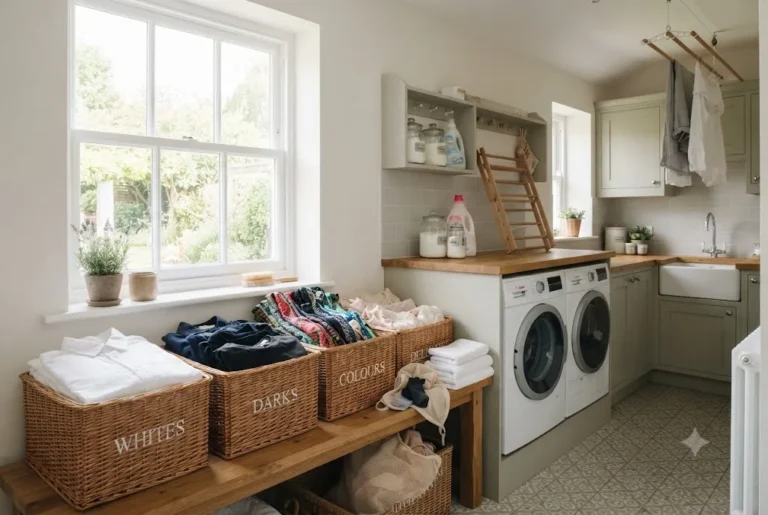 Sorting Laundry: Easy Ways to Sort Clothes Before Washing Sorting laundry into colours and fabric types before washing