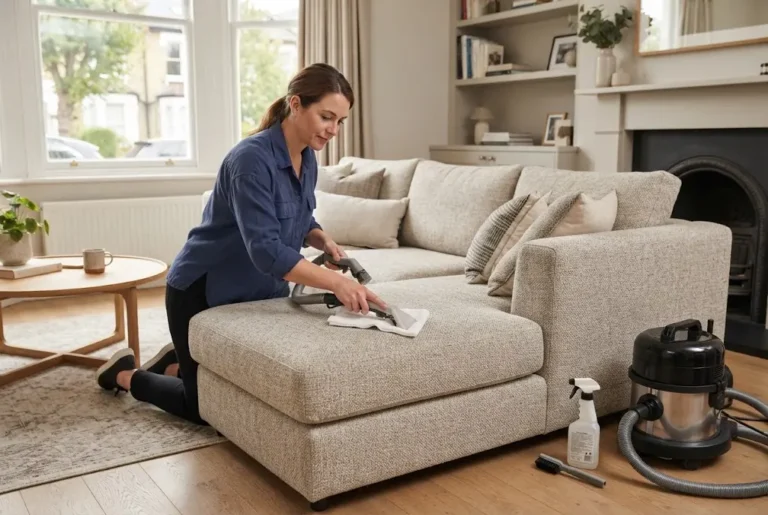 How to Clean Fabric Couch: A Safe Home Cleaning Guide How to clean fabric couch upholstery safely at home