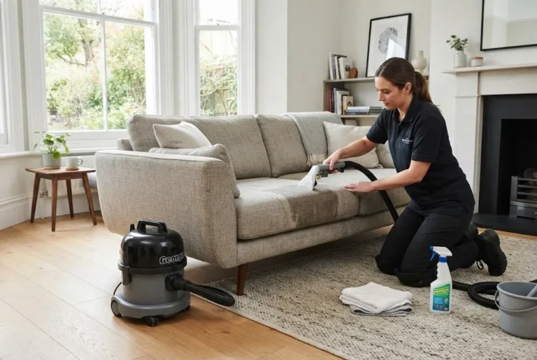 How to deep clean a sofa safely at home
